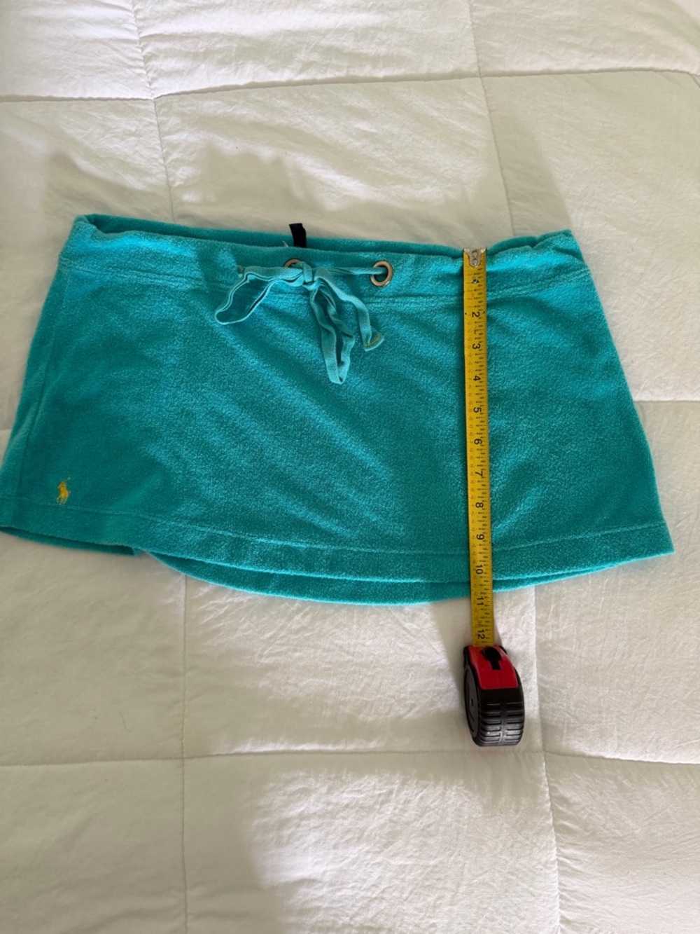 Ralph Lauren Turquoise Terry Cloth Skirt